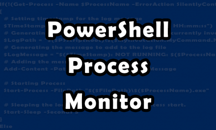 PowerShell Process Monitor